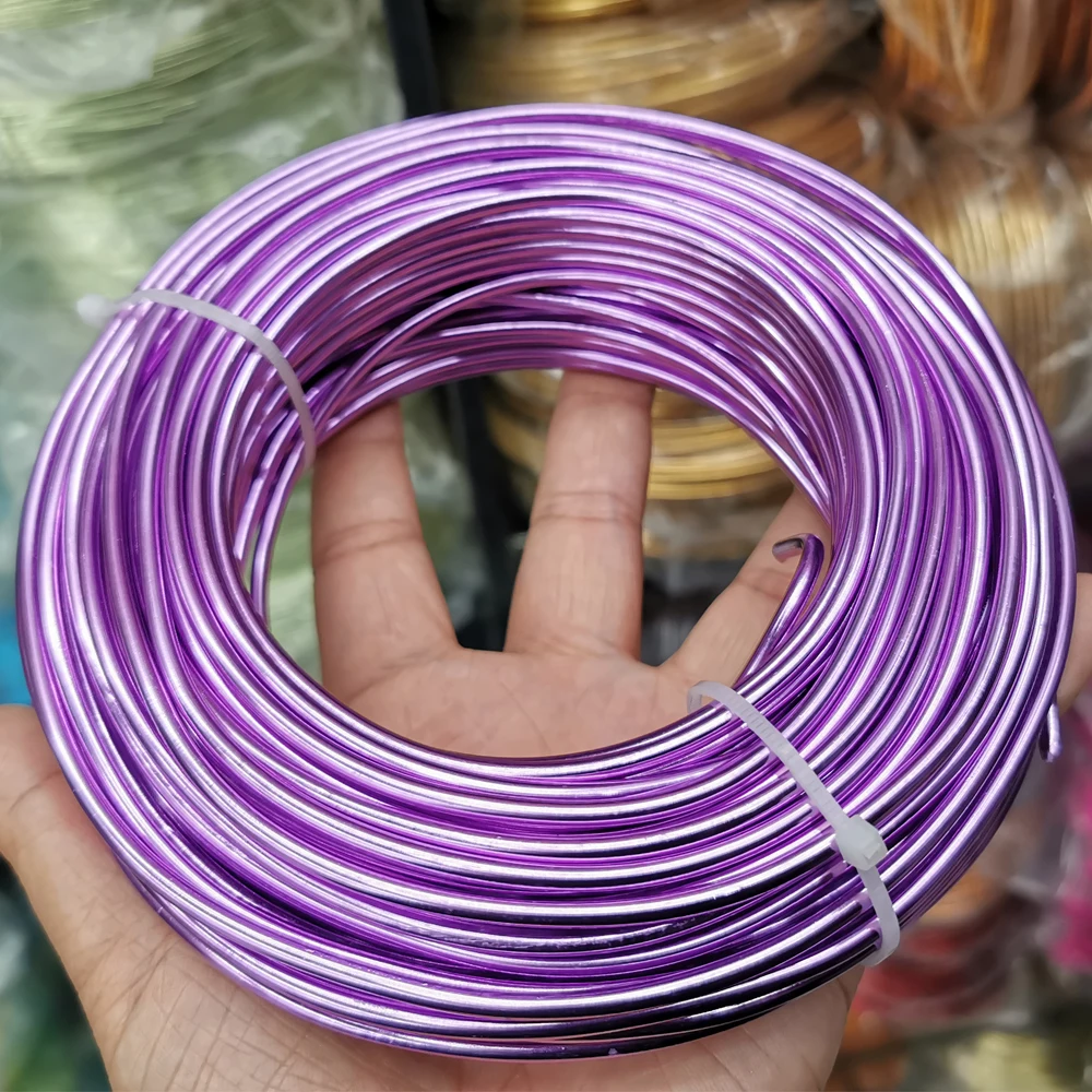 Colorful Aluminum Soft Diy Bendable Metal Wire Aluminium Wire Memory Wire For Jewelry Crafts Making