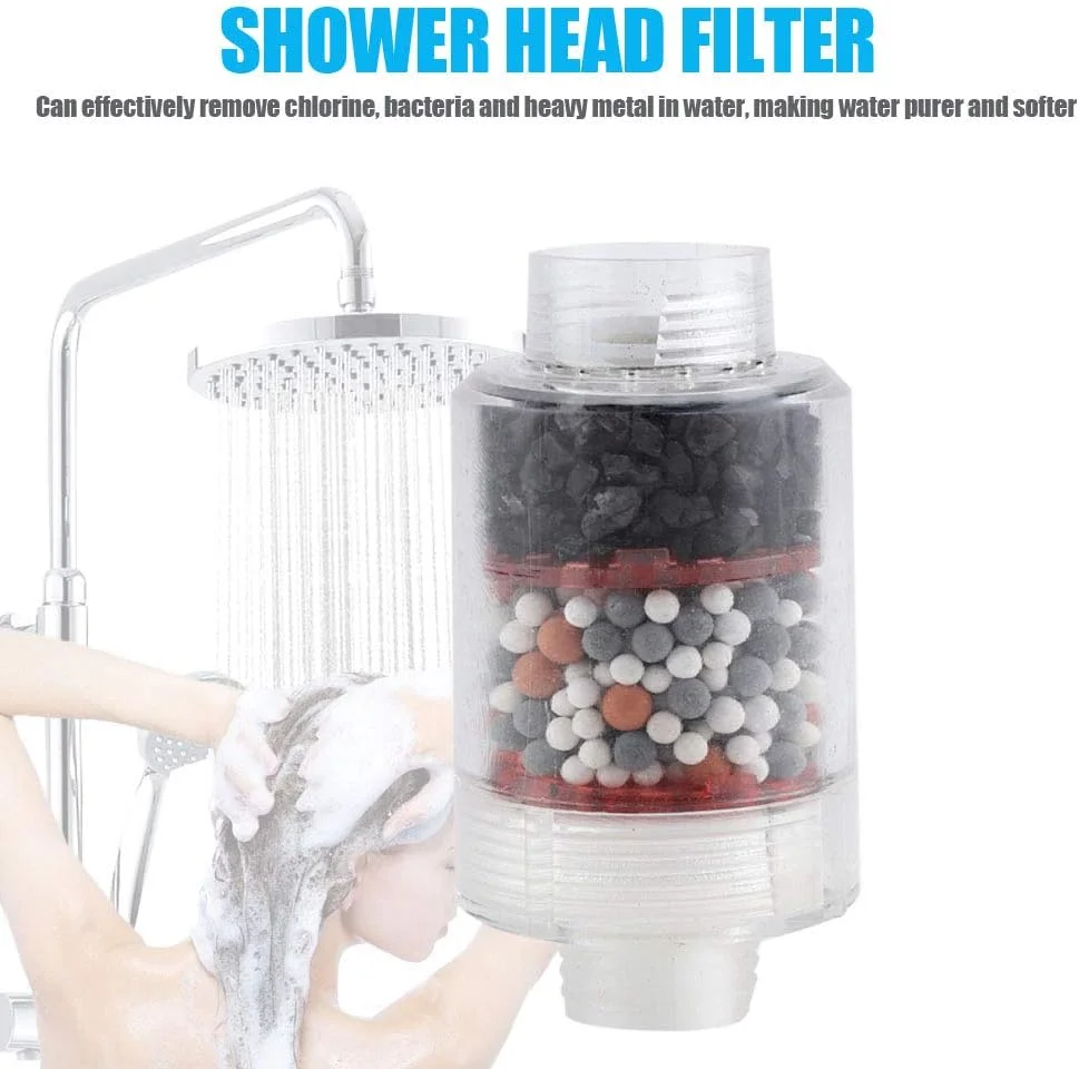 Shower Head Filter for Hard Water to Remove Chlorine Fluoride Water Softener Filter Shower Head for Bathroom Home