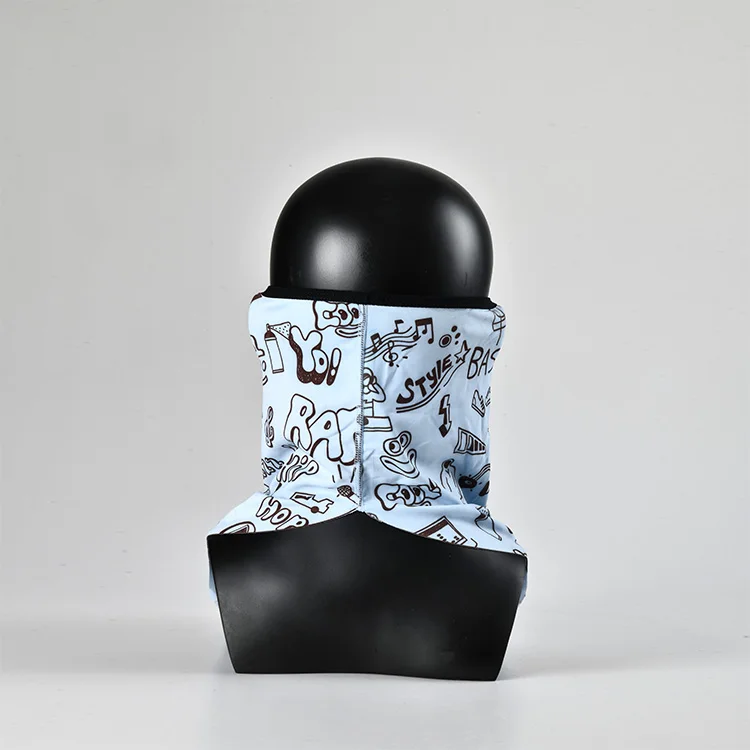 Wholesale Seamless Gator Neck Masks Cooling Fish Print Tube Bandana Custom Riding Multifunctional Neck Gaiter