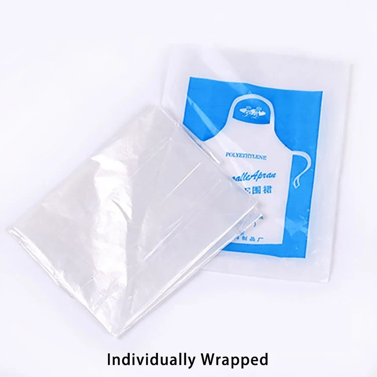 Wholesale Disposable Plastic Waterproof kitchen Pe Apron