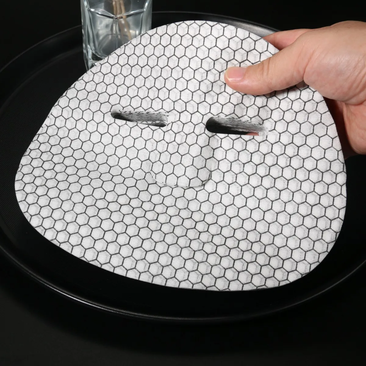 Graphene Active Carbon Mask Material Fabric Adsorption Deep Cleansing Oil Control Facial Mask Sheet