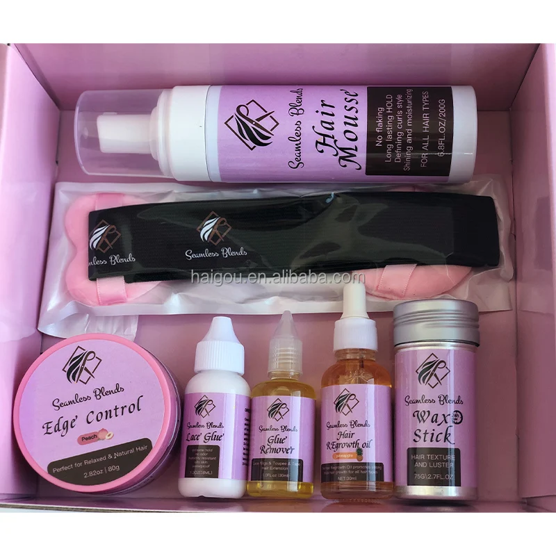 Wholesale High Quality Lace Glue Waterproof Strong Hold Private Label Lace Hair Wig Glue Set