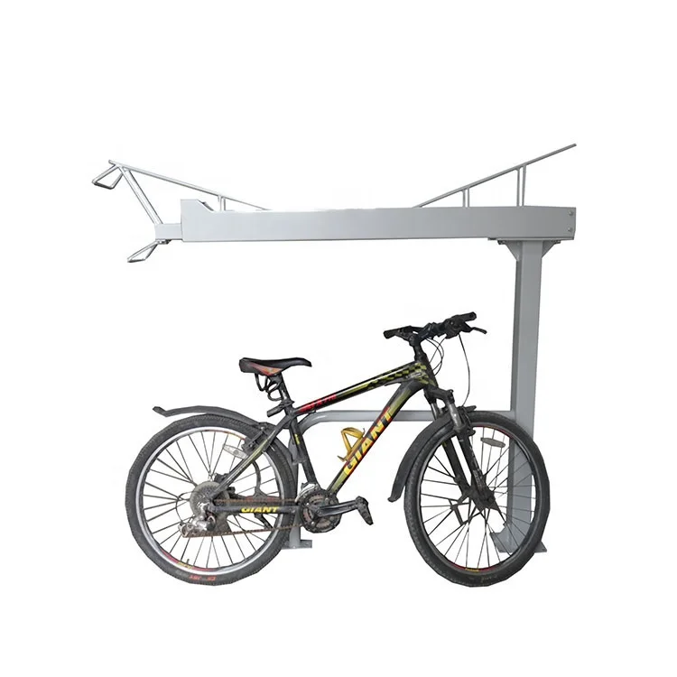 Bicycle parking storage standing new storage outdoor two tier bike rack