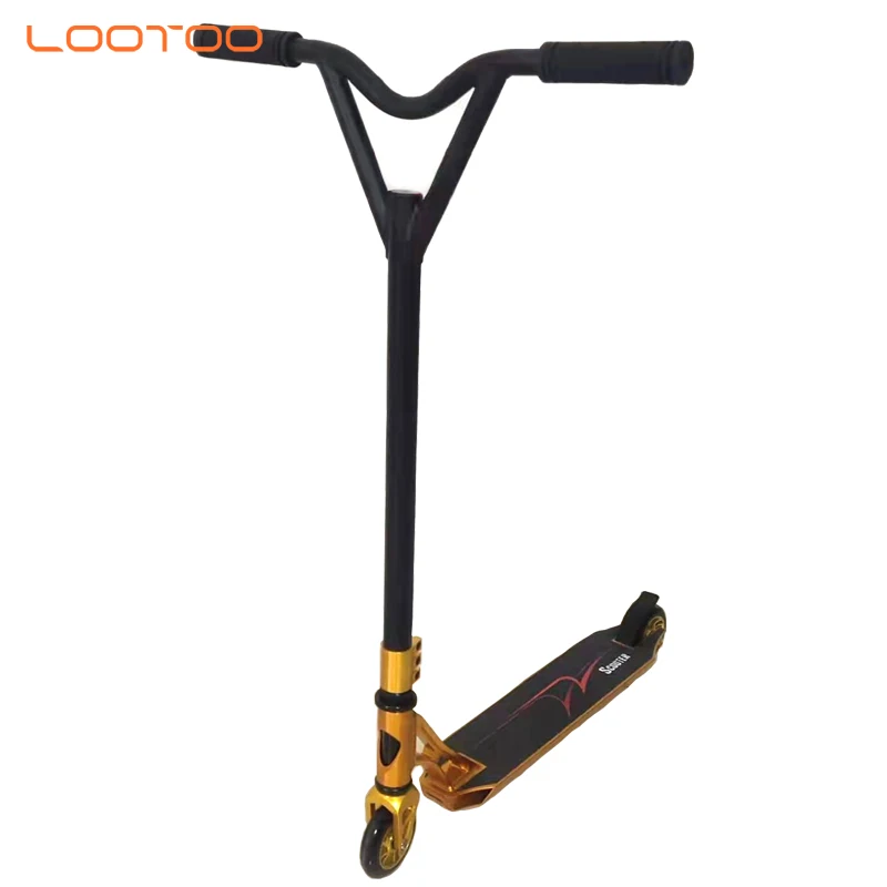 china manufacturers wholesale cheap oem regenbogen toy two wheels adult aluminum deck chrom kick 360 sport pro stunt scooter
