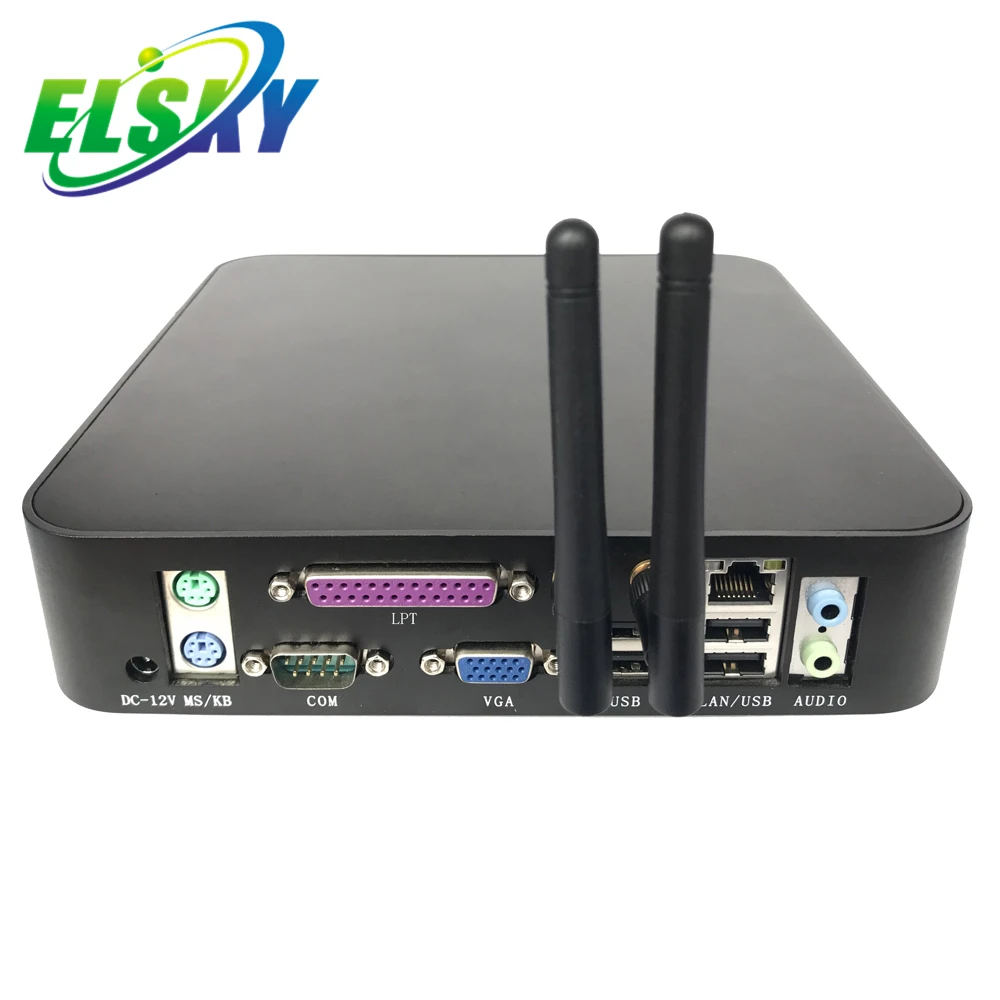  Четырехъядерный 2 0 ГГц J1900 LPT PS/2 гигабитная LAN Wi-Fi портативные настольные компьютеры с 12 В постоянного