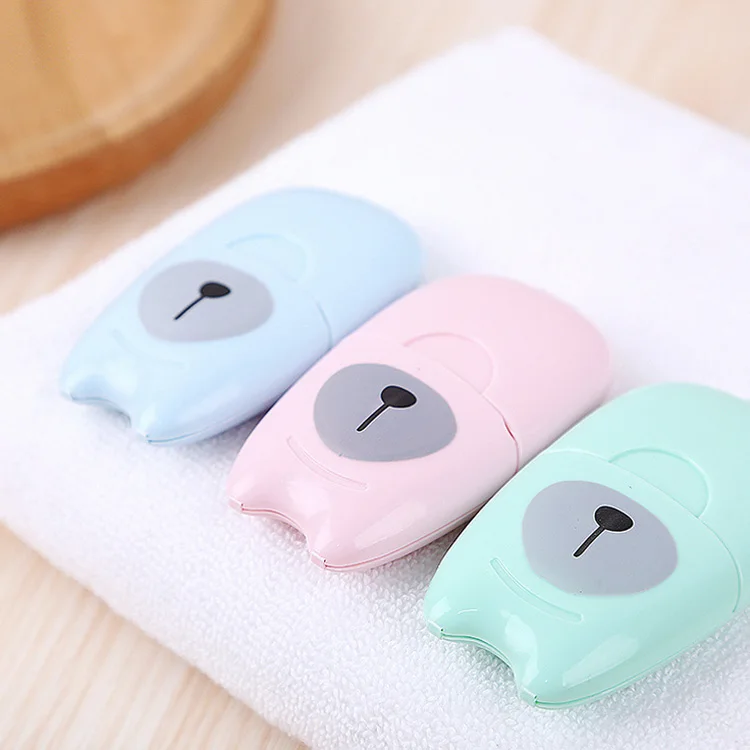
Portable Travel Use Mini Antiseptic Soap Paper Sheet Disposable Paper Soap With 50 pcs 
