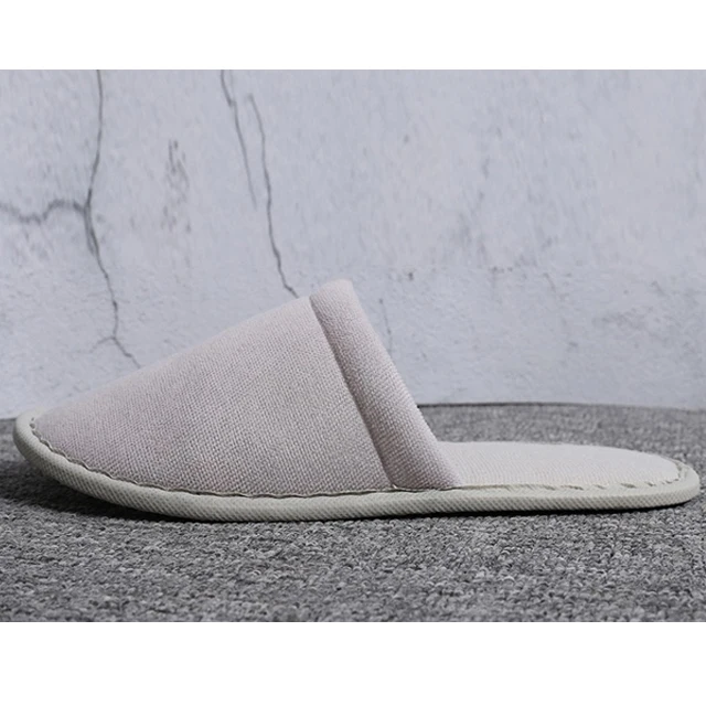 Hotel Slippers Luxury Hotel Environmental Protection Bulk Guests Disposable Tasteless Wool High-quality Non-slip Unisex White