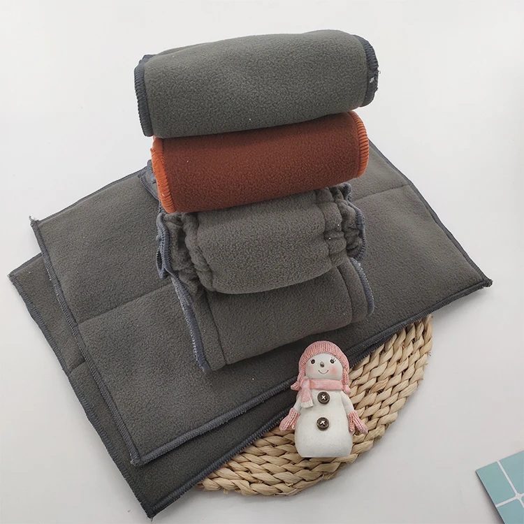 Супер впитывающие детские подгузники штаны Многоразовые Подгузники моющиеся бамбуковые угольные подгузники 5 слоев вставки