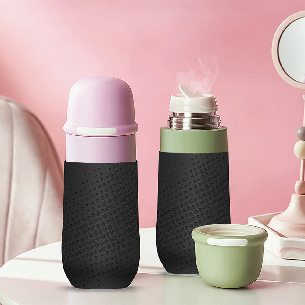 Colorful BPA Free Protective Glass Bottle Sleeve Silicone Water Bottle Cover