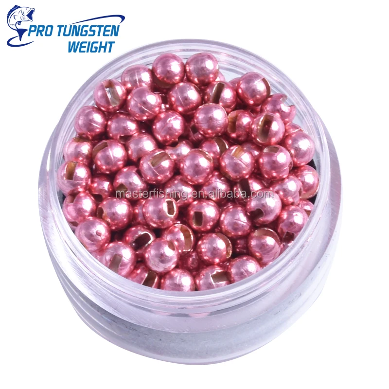 Pro Tungsten Weight Plated Slotted Tungsten Beads Bulk Tungsten Beads Bulk 100  For Fly Fishing For Fly Fishing Flies