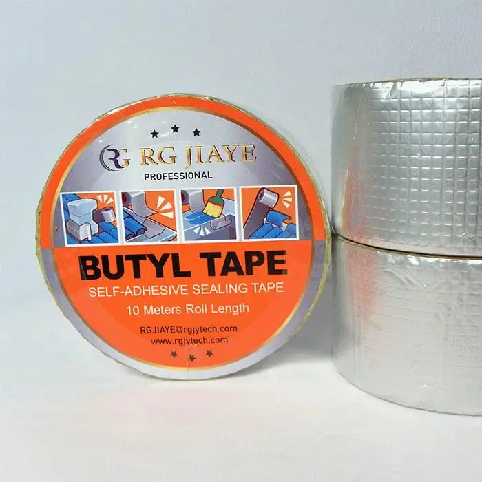 5m Length Aluminum Foil Waterproof Tape Butyl Rubber Tape