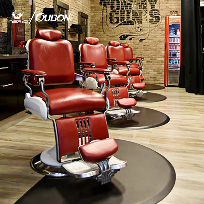 INGRID Beauty Salon Semicircle Anti-fatigue Salon Mat Black 71841