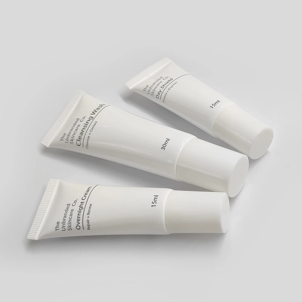 Factory Wholesale 10ml 15ml 20ml 30ml Face Cleansing Wash tube Plastic Skincare Empty Packaging for Cosmetic Day Night Cream