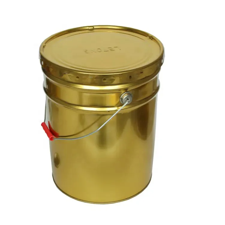Tin Plated Steel UN Approved 12 L 15 L 18 L 20 L Metal Plug Lid reusable Paint Can