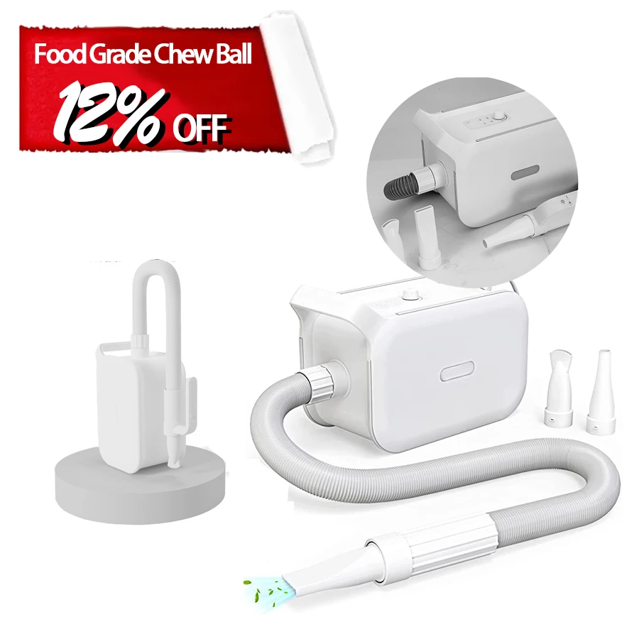 Smart Pet Dryer With Led Screen Stepless Speed Adjustable Strong Power Wind High Velocity Pet Blow Dryer