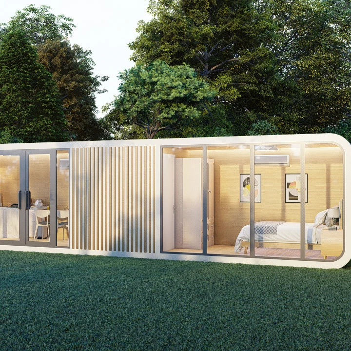 Mobile Apple Cabin Mobile Hotel Resort Steel Structure Mobile House