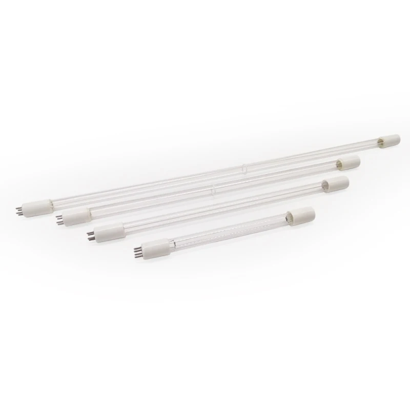 Germicidal UV Lamp 253.7nm And 10w 220v Voltage Clear Quartz Glass ozone Free