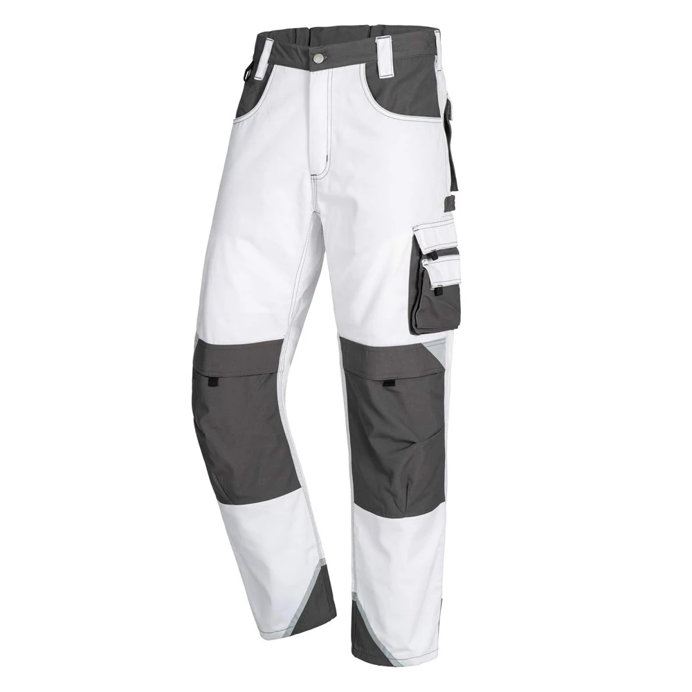 White Cheap Painter Pants Painting Mens Cargo Pants Autumn Safety Worker Trousers Coal Mine Workwear White Trousers