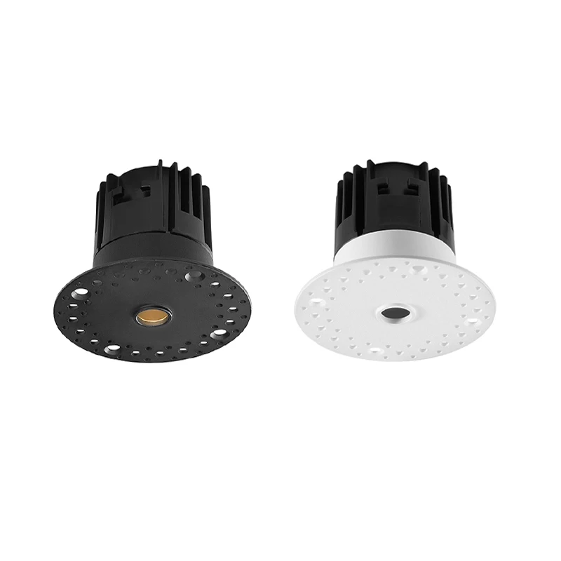 Indoor Minimalist Trimless LED Downlight 220V Embedded Ceiling Light Modern Decorative small round hole Spotlight