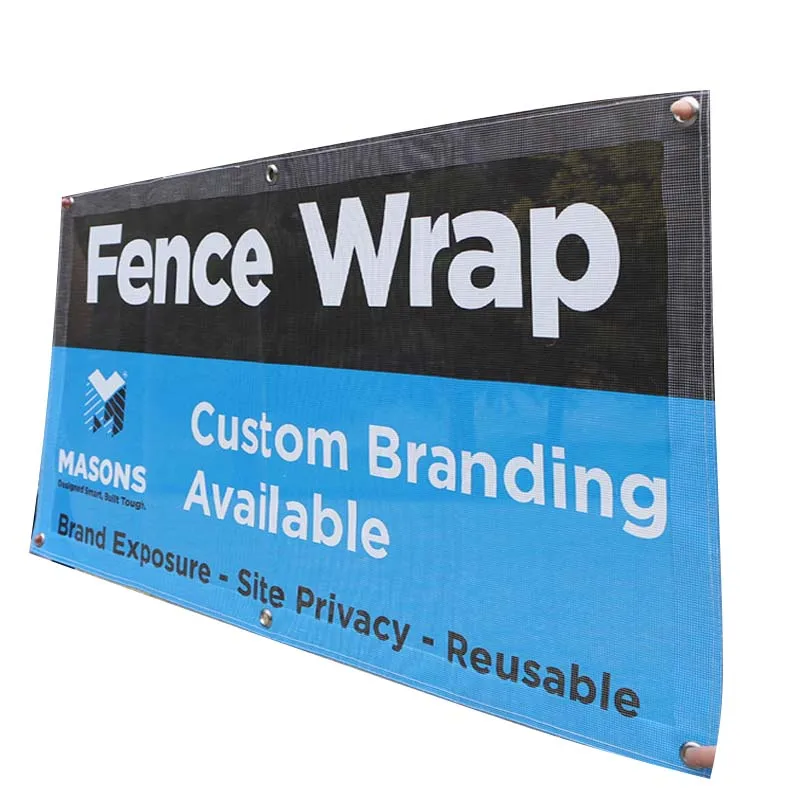 Full Color Custom Printed Banner Digital Printing Flex Vinyl Mesh Banner Signs Custom Outdoor Advertising Pvc Vinyl Banner