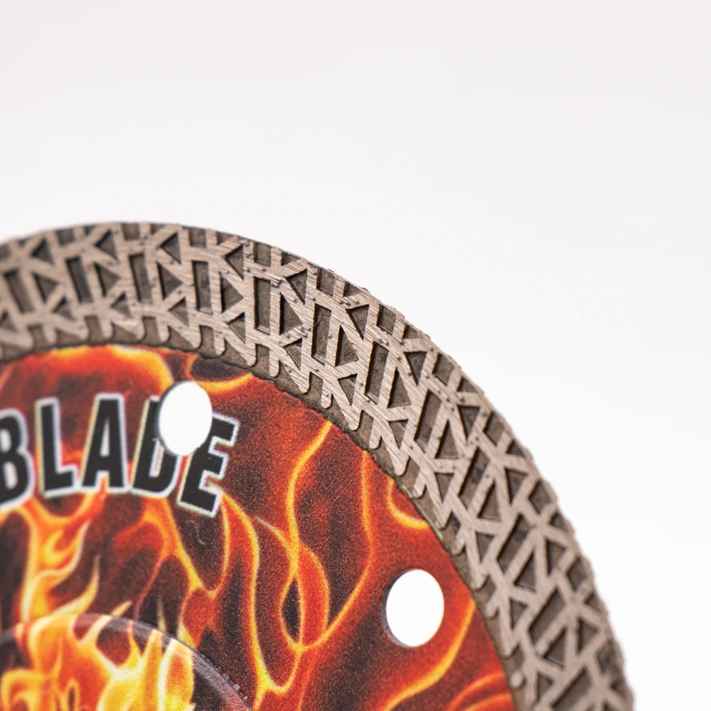 Factory supply diamond hot pressed K Turbo super thin saw blade for tile concrete cutting