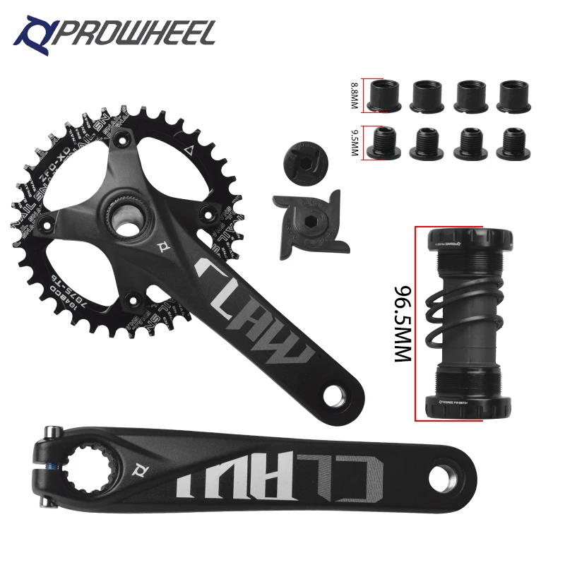 Полая велосипедная Звездочка prowheel104bcd170 мм совместимая с двойной звездочкой для горного велосипеда оригинальным нижним
