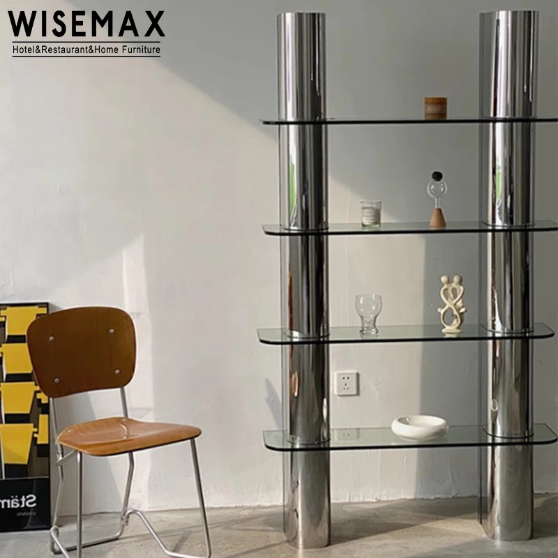 WISEMAX мебель современная стойка для витрины из нержавеющей стали обуви и сумок магазин в торговом центре домашнего шкафа