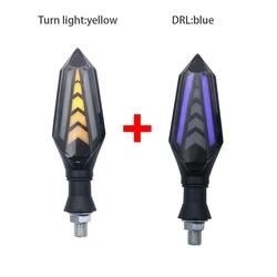 Motorcycle Mini indicators led turn signal flexible flowing front rear cold light for honda yamaha motorcycle part