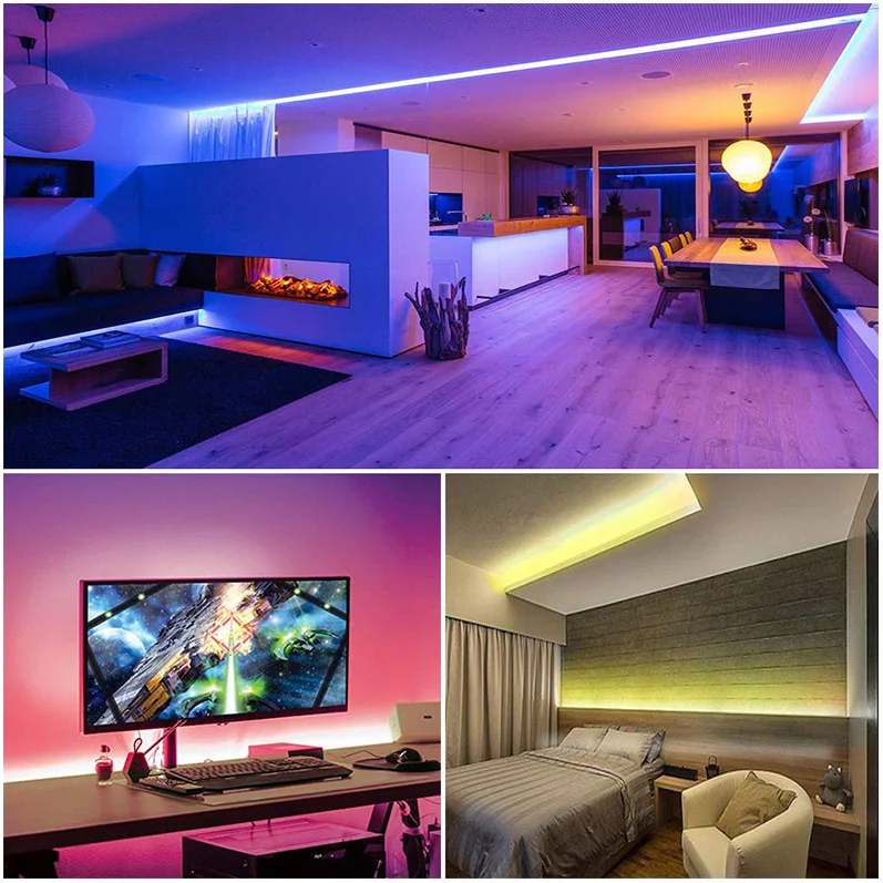 SMD2835 IP20 240leds/m 3000k/4000k/6000k/Red/Green/Blue led strip lamp for Ceiling