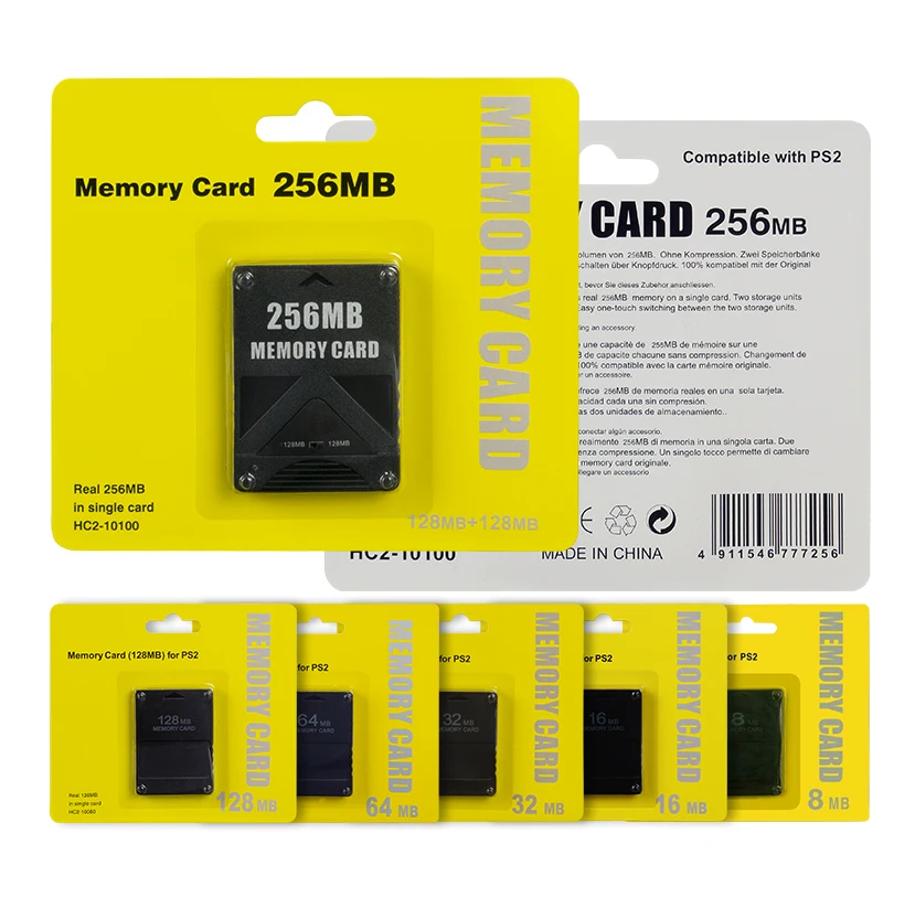 Memory Card for PS2 Playstation 2 Memory 8MB 16MB 32MB 64MB OPL MC Boot Program Card Memory Expansion Cards for PS2