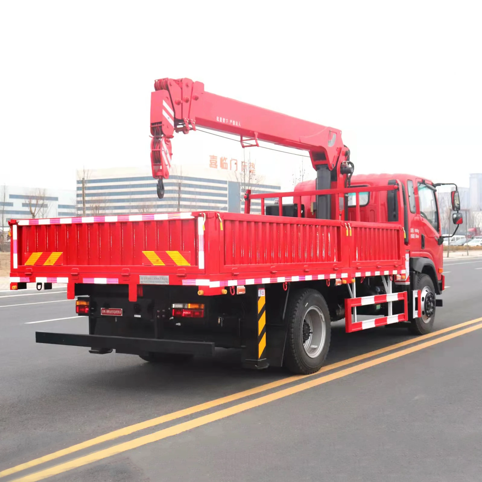 Zory-Lift 2024 New Construction Machinery 5 Ton 6 Ton Truck Loader Crane Mobile Hydraulic Telescopic Boom Crane Truck