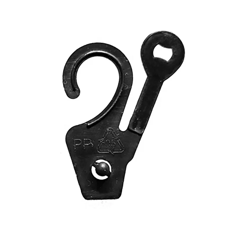 Plastic Hook Card Bag Clip for Supermarket Sock Box Press Buckle Question Mark