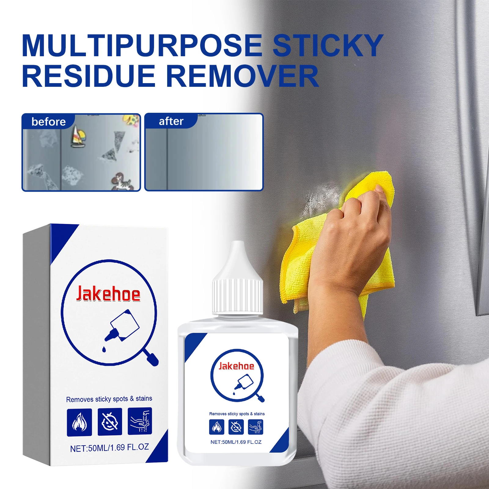 Jakehoe Sticker Removal Tool Eco-friendly Clean Sticker Portable Sticker Remover Spray