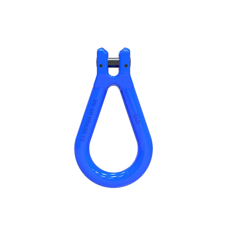 Shenli rigging high quality  g100 pear shaped weldless alloy master link/clevis reeving link for Lifting