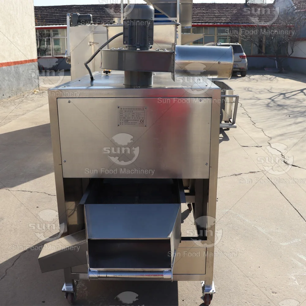 Professional Manufacturer Durable Popular Spiral Type Cashew Peeling Machine