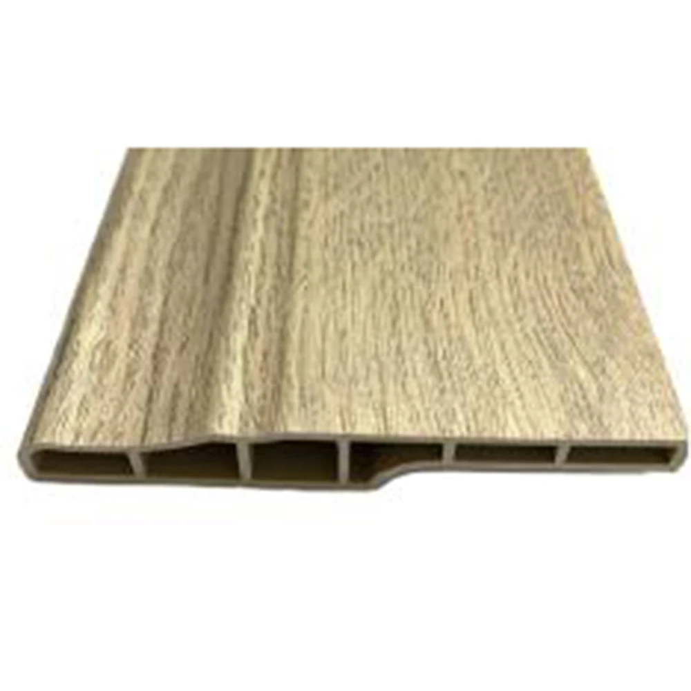 SPC Skirting Line Modern Design Wall Base Plastic Moldings  Flooring Accessories for Apartment Use
