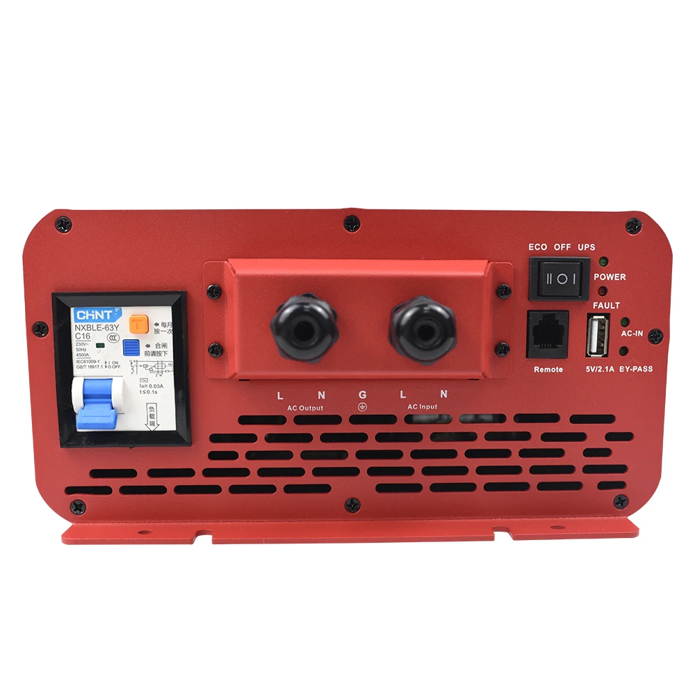 RCD Inverter 3000W Pure Sine Wave DC 12V/24V To AC 220V/230V/240V With Bypass/Mains Function Specialized For RV Vehicle 4WD