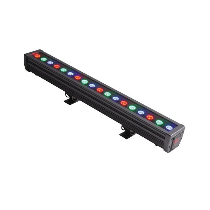 Exterior Bridge Building Facade Lighting DMX Pixel Addressable RGB Linear Tube Light RGBIC Digital Programming LED Wall Washer