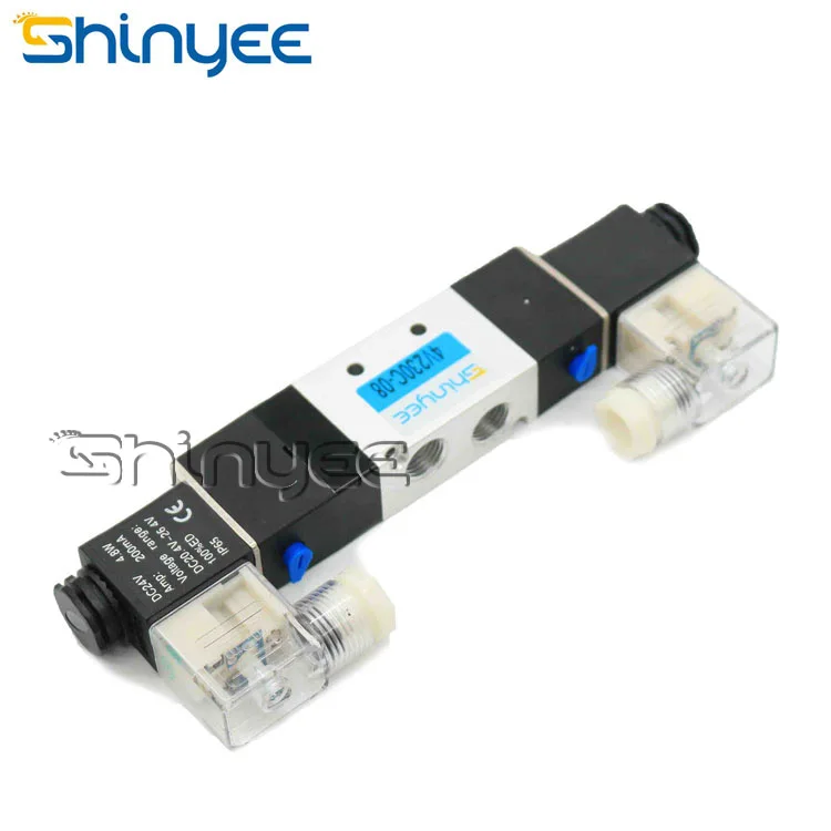 Популярный продукт SHINYEEPNEUMATIC 4v230-08 1/2 поршневой пневматический клапан Соленоидный 220 3/4 12 В 15