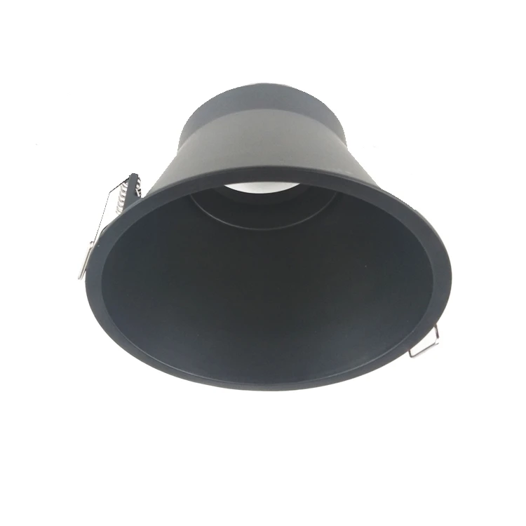 Shopping Mall Hotel Deep Anti Glare  Round Fixed White MR16  G5.3 GU10 Downlight Ring Fixture