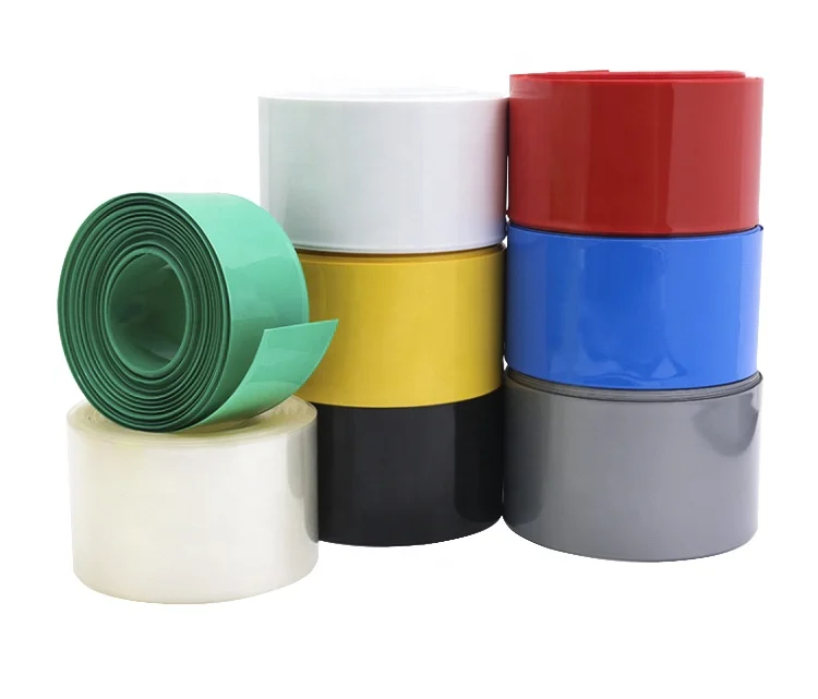 0.15mm Thick 370mm Width PVC Heat Shrink Film Tube for Battery Pack Wrap PVC Shrink Film