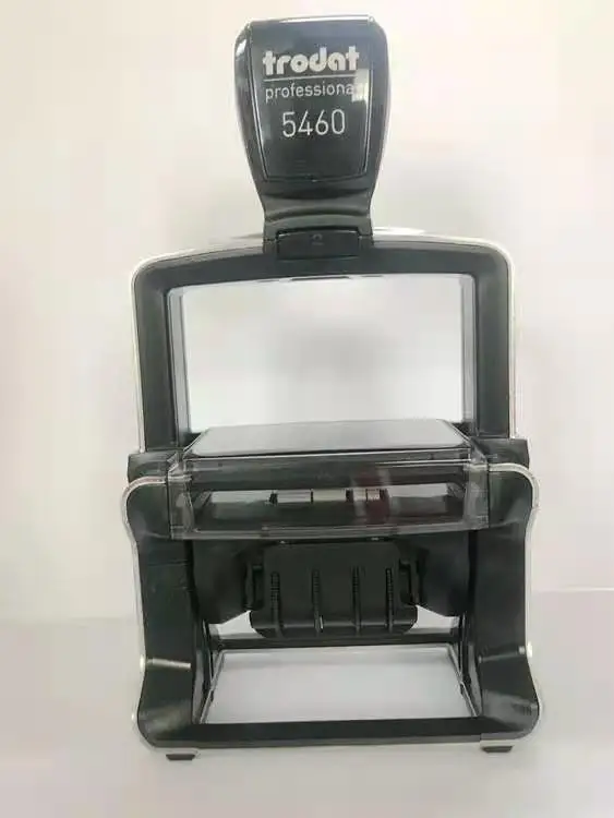 original trodat 5460 size 56X33mm dater and text stamp