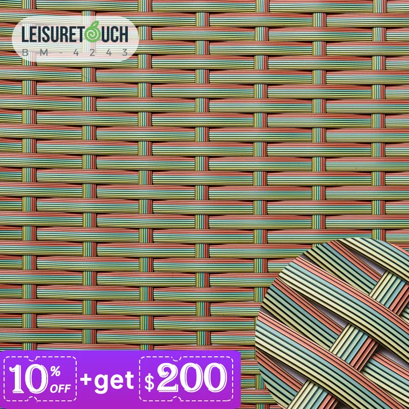 In stock GRS Flame retardant material synthet rattan pe rattan cane white rattan