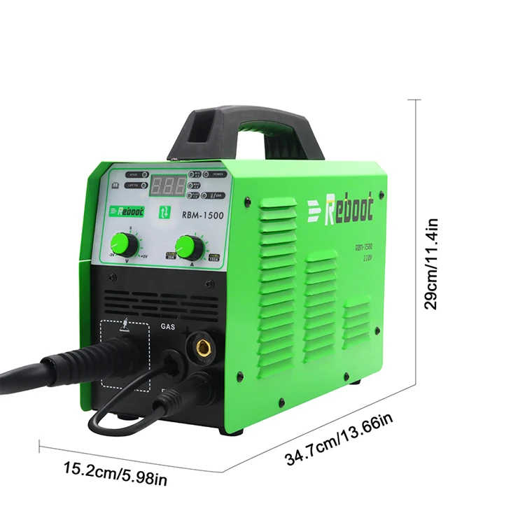Hot Sale 150A Gas and Gasless MIG/Stick/Lift TIG Welder 4 in 1 Flux Core /Solid Wire Inverter Welding Machine MMA MIG MAG