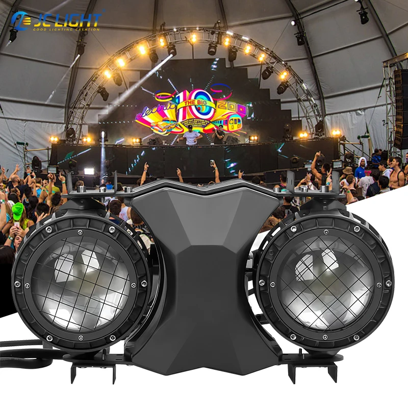 IP65 наружные 2x100 Вт COB Blinder Light Dmx светодиодные глазные шоры 2 глаза для аудитории свет сцены DJ