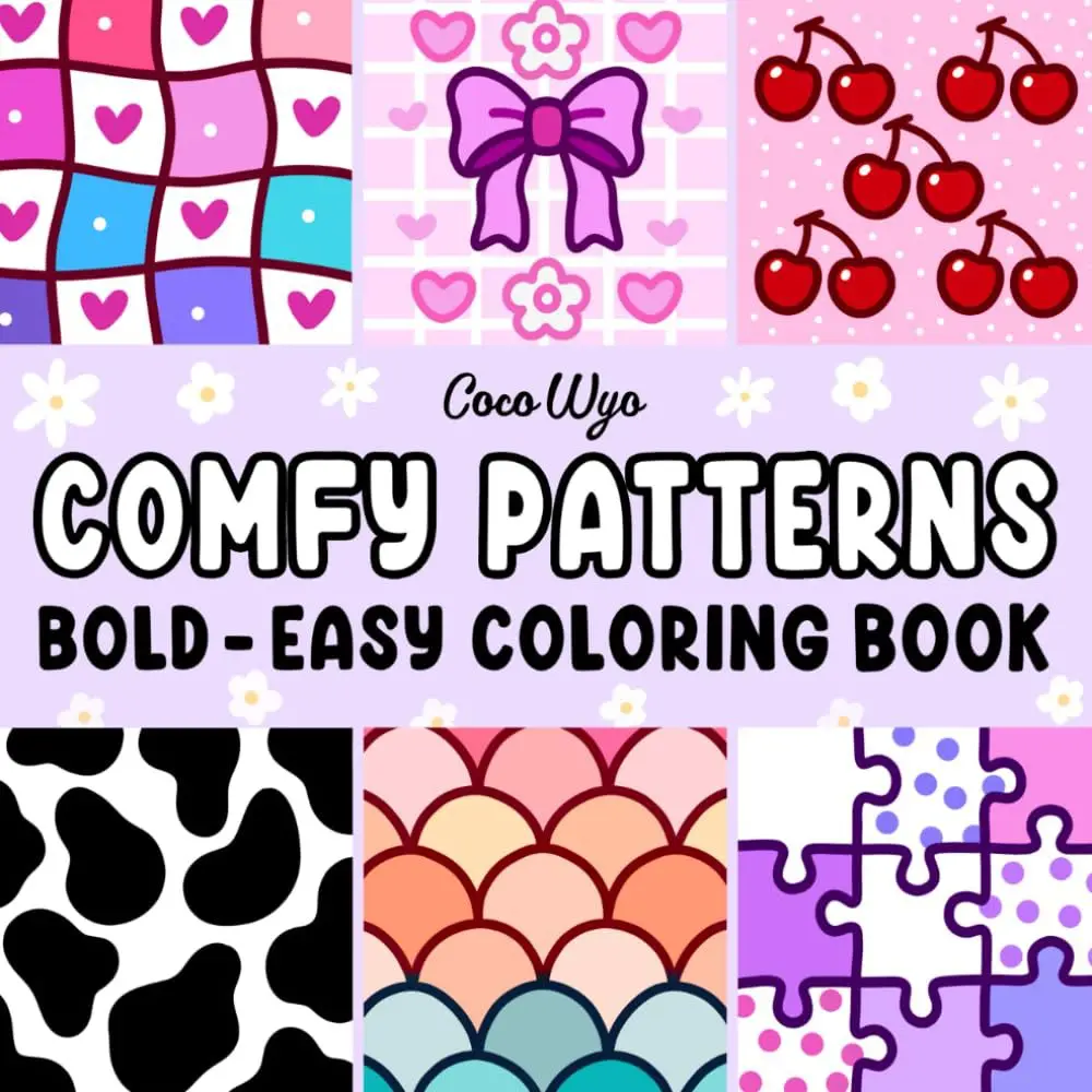 cozy friends cute Spooky Cutie fuzzy hygee comfy days Coloring Book Paperback for halloween christmas
