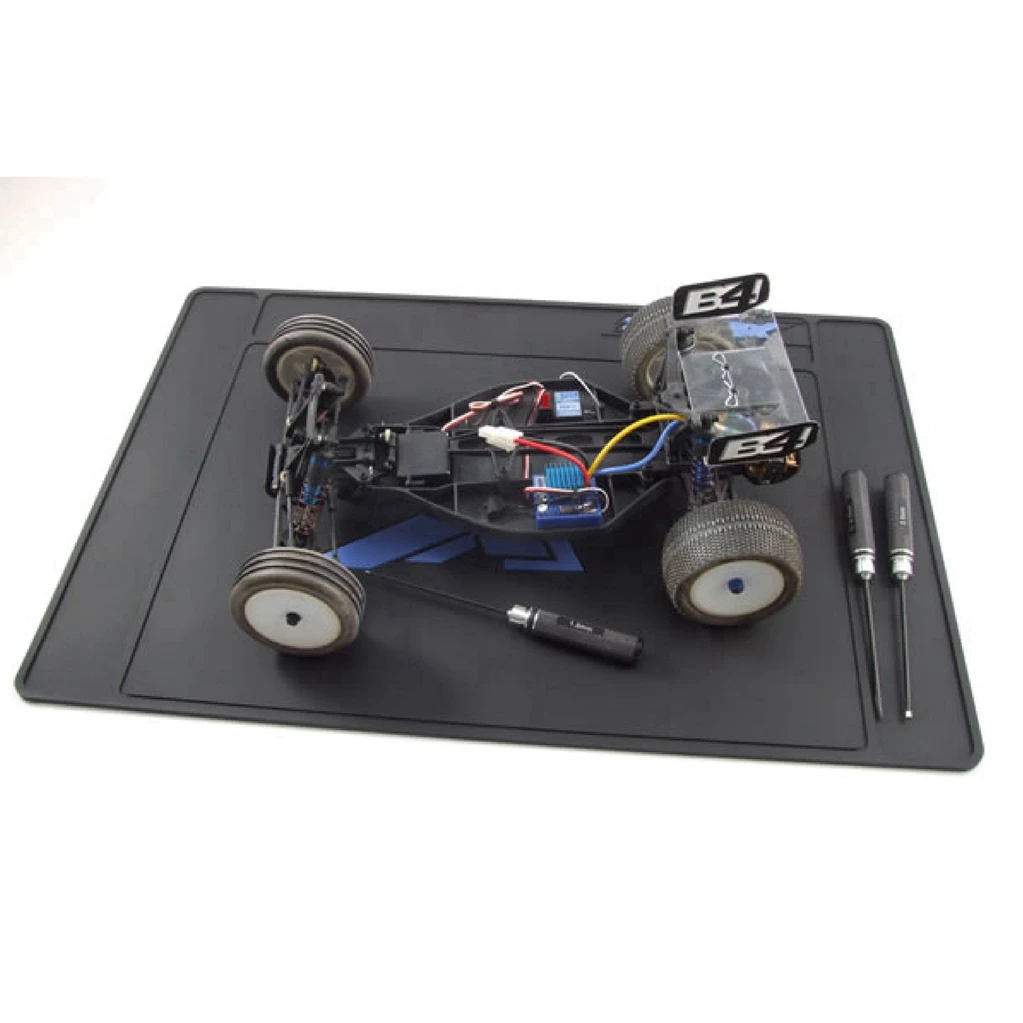 Oem design rubber pvc silicone heavy duty  customized personalize anti slip rc rubber pit mat protek rc mat