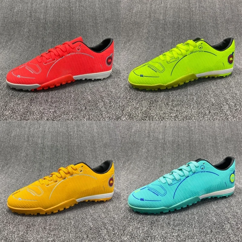 Mammon Indoor Tf Men Turf Soccer Shoes Sleats Futzalki Original Superfly Futsal Professional Leather Football Boots