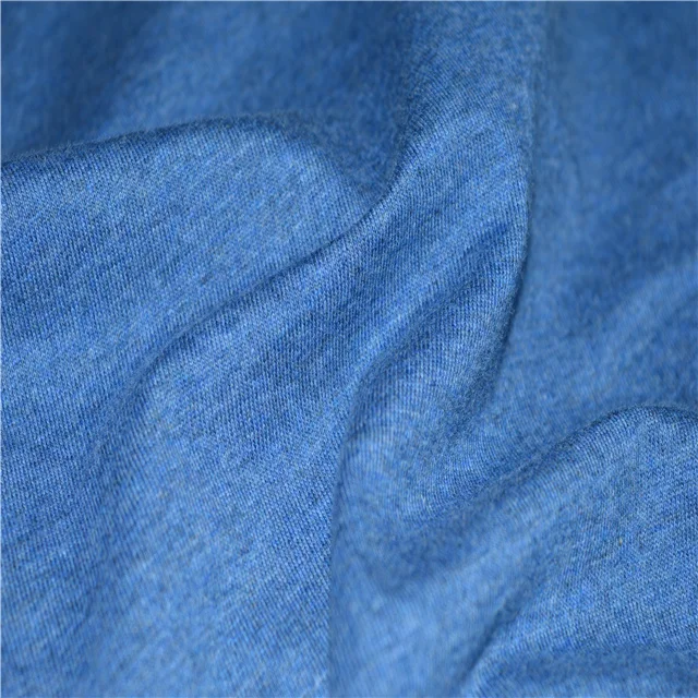 
New design denim like 100%cotton yarn dyed knitted fabric 