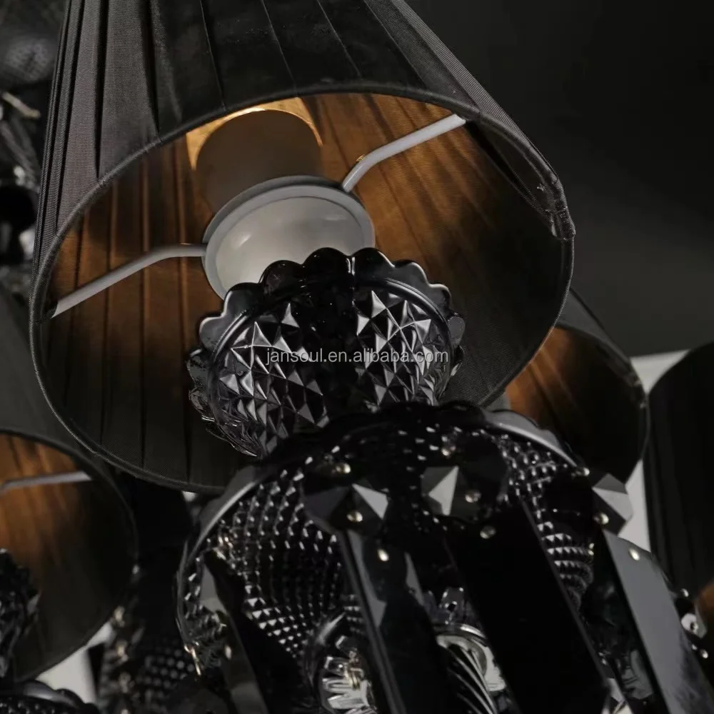 Jansoul lighting fancy chandelier luxury crystal lights lightings for living room restaurant  chandelier